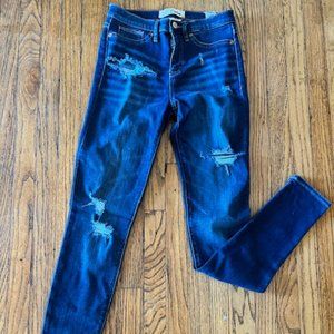 Dittos High-Waisted Distressed Denim Leggings (Size 26)